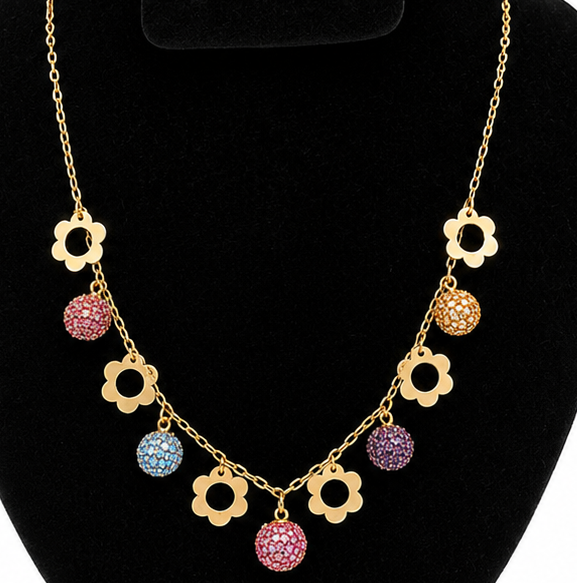 18k Gold Necklace 18 inches 9.87 grams