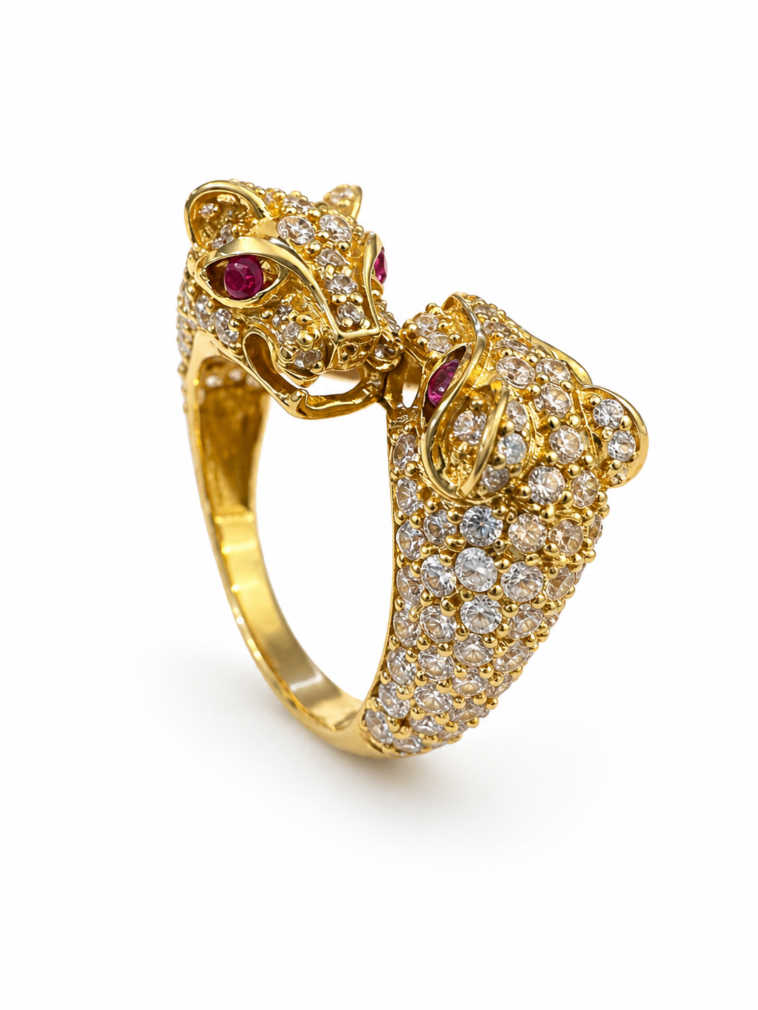 Tiger 18k Ring Size 8 7.73 grams