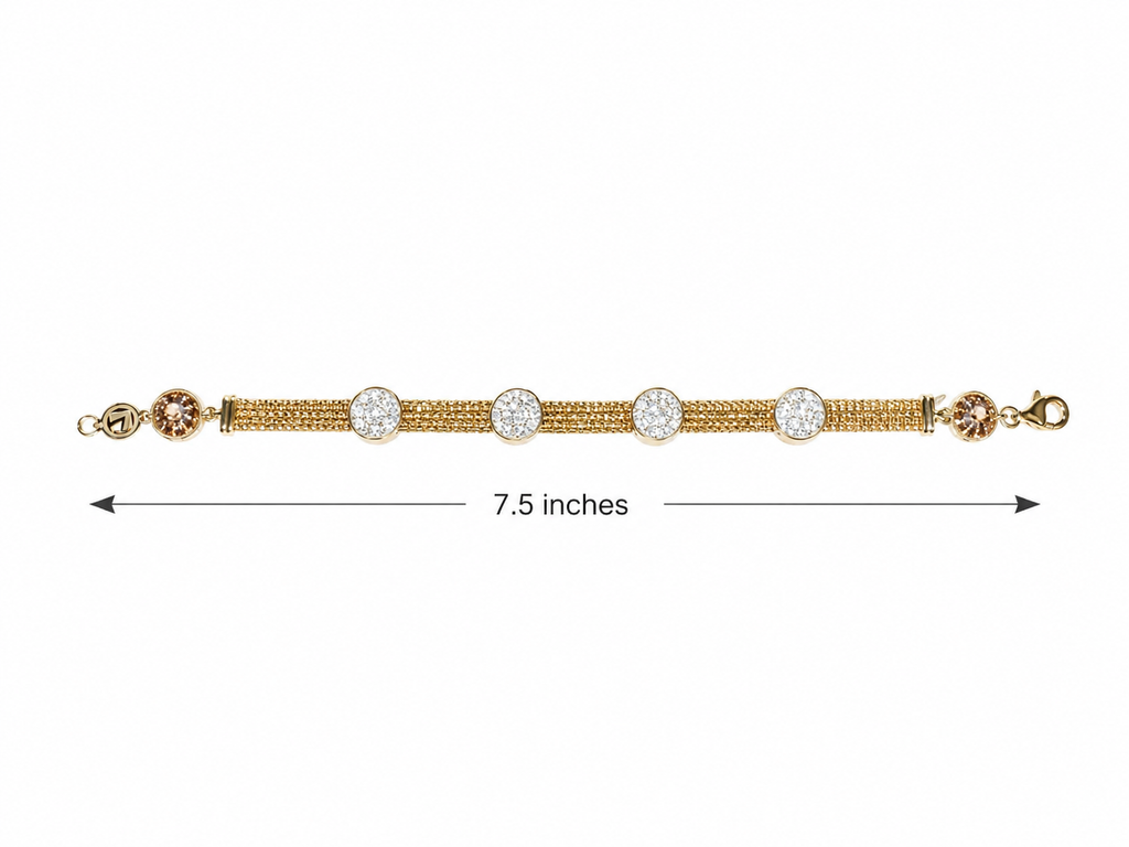 18k Bright Bracelet 16.91 grams 7.5 inches