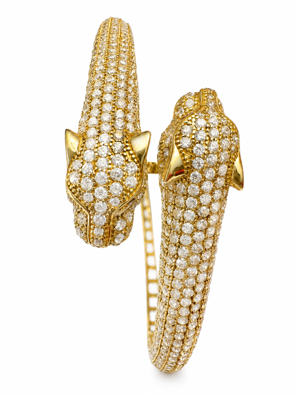 Gold Tiger Size 17.5 Bangle 20.7 grams