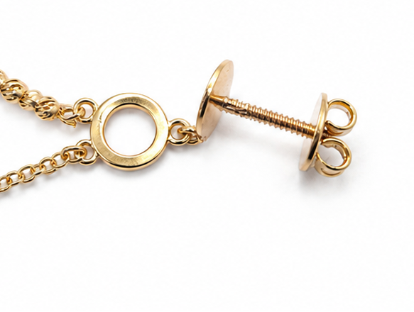 18k Earrings 6.17 grams