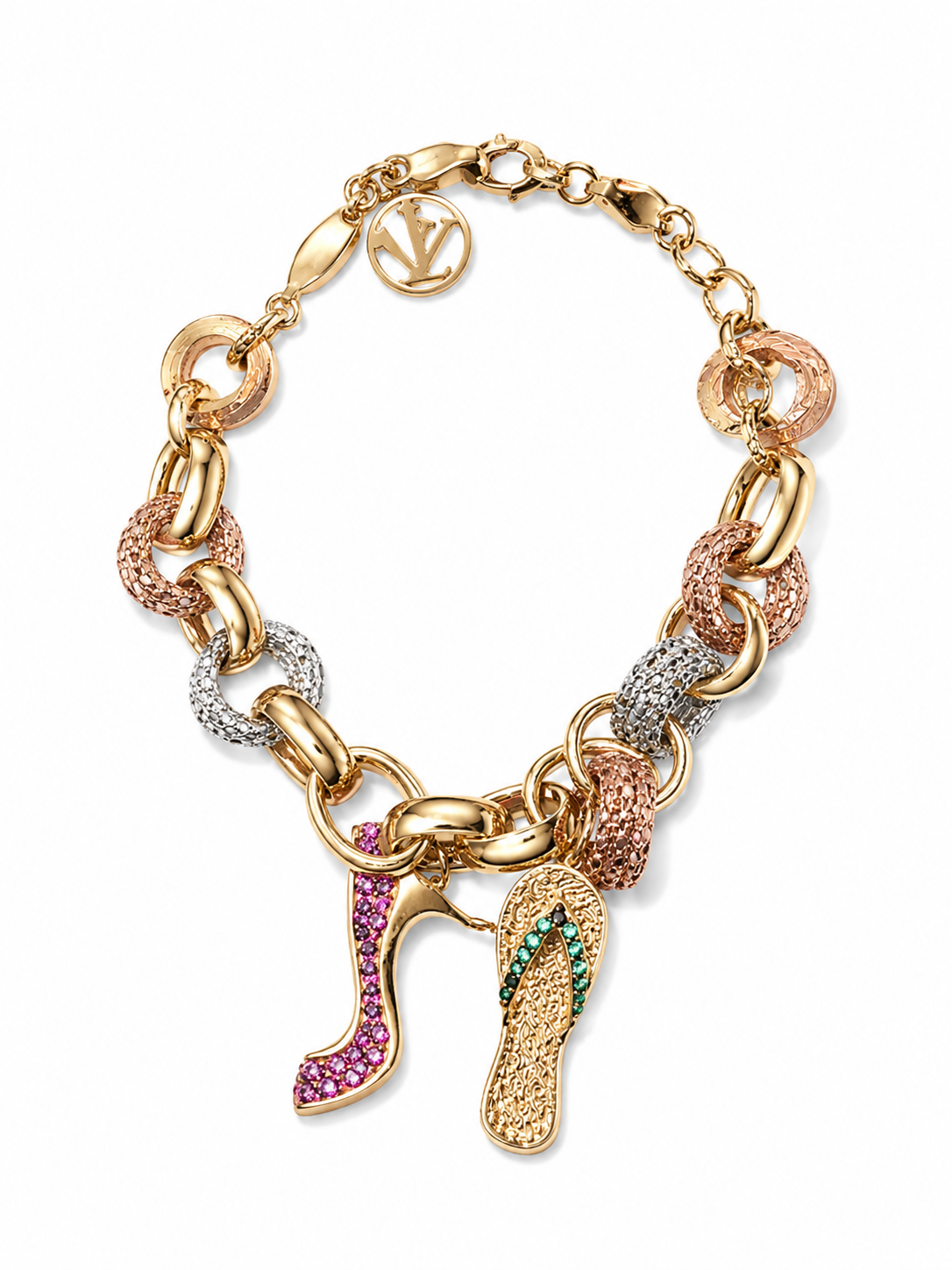Gold 18k 8.5 inch Bracelet 16.92 grams
