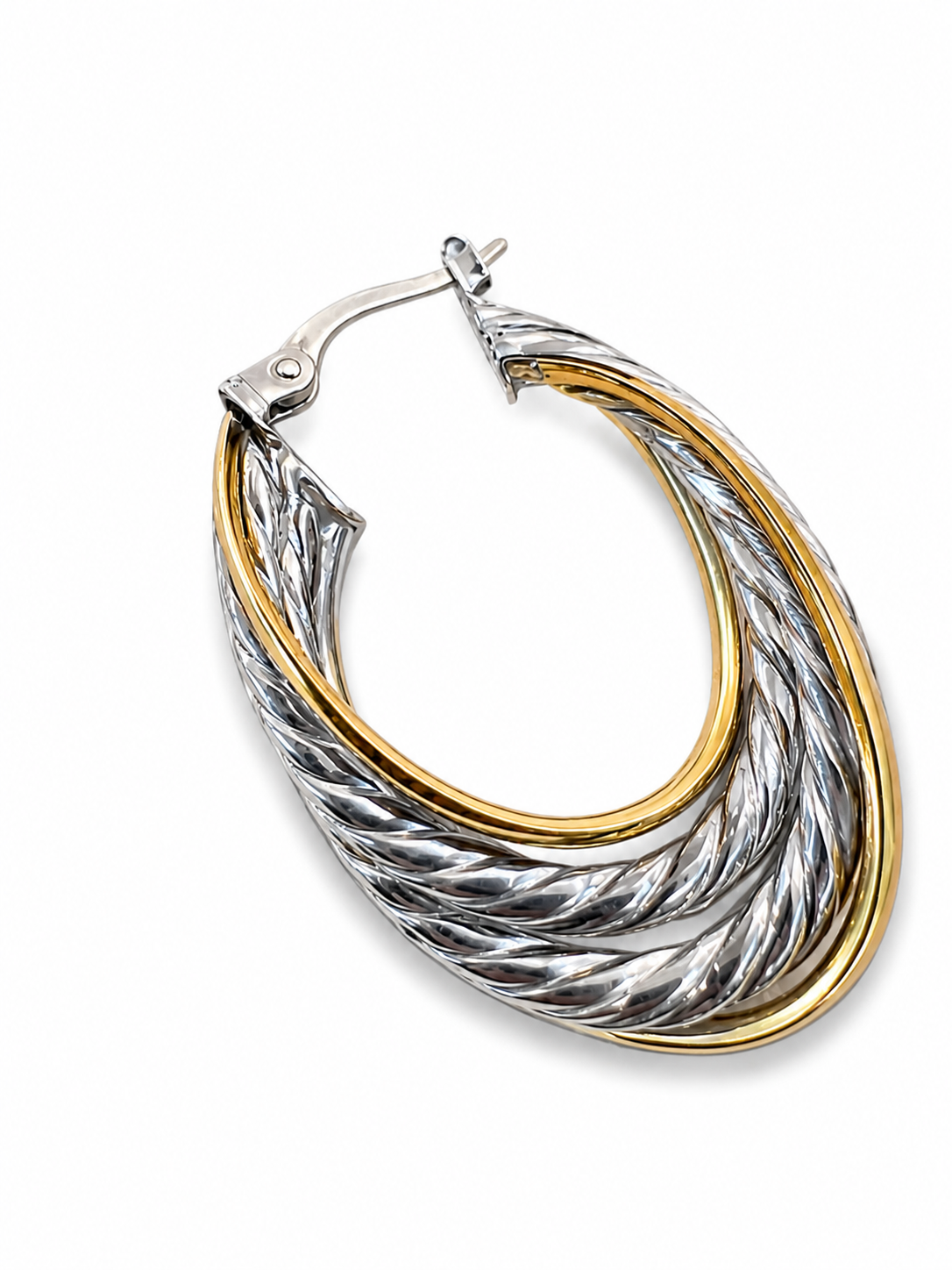 18k Gold Earrings 3.26 grams