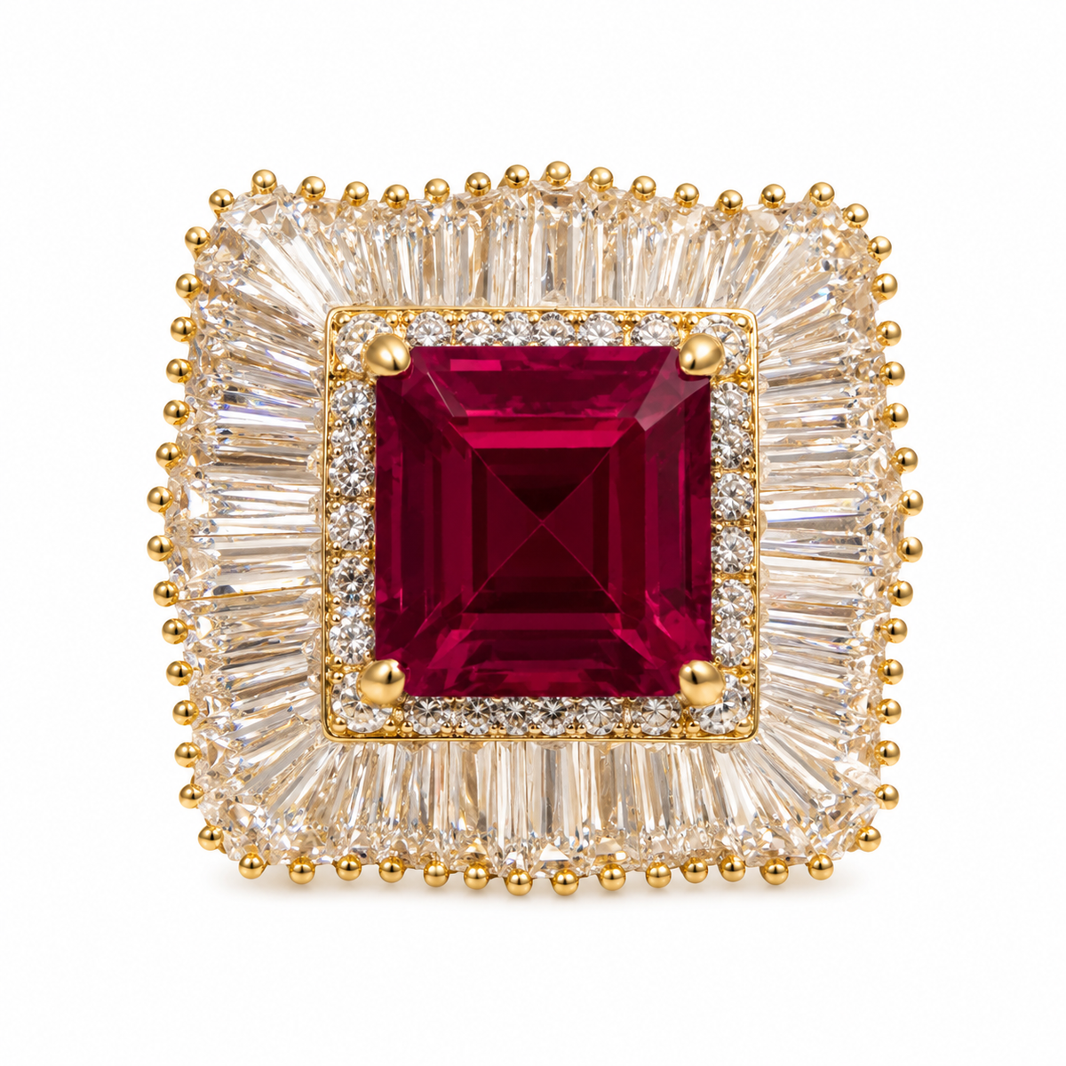 18k size 7.5 Gold Ring 8.51 grams