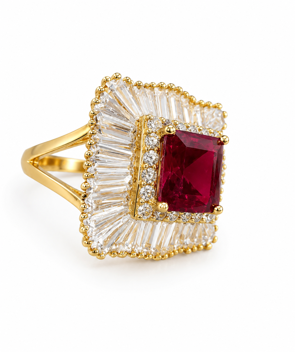 18k size 7.5 Gold Ring 8.51 grams