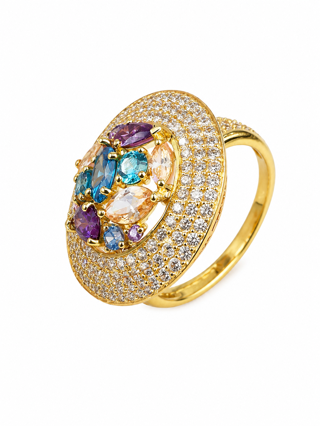 Size 8 18k Ring 5.77 grams