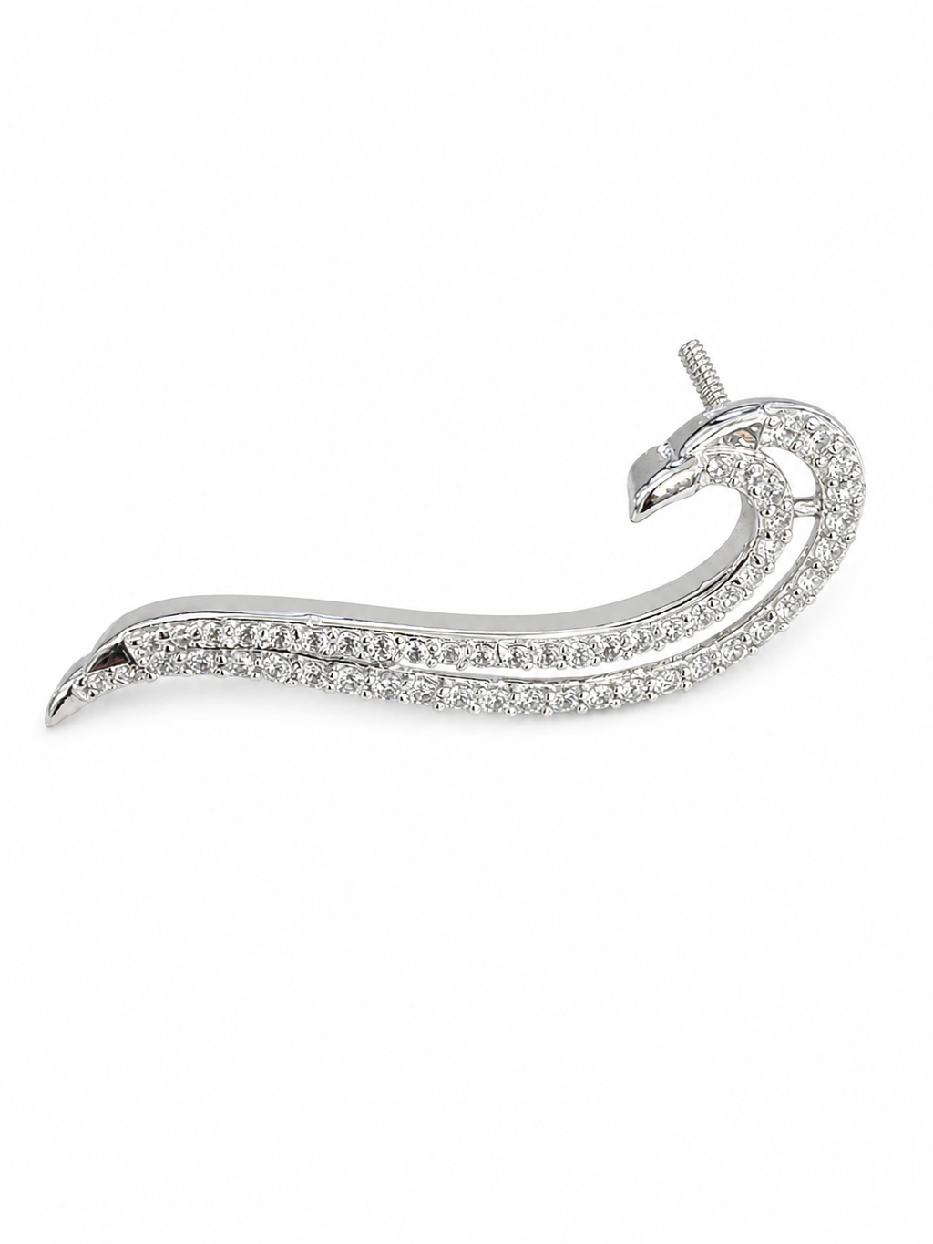 18k White Gold Earrings 6.59