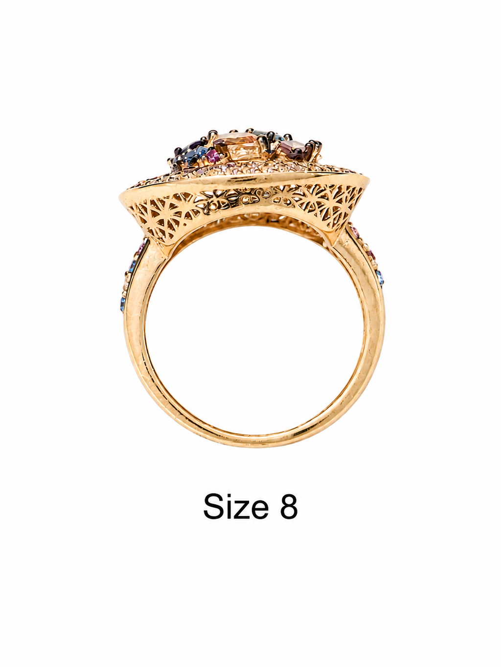 Size 8 18k Ring 5.77 grams