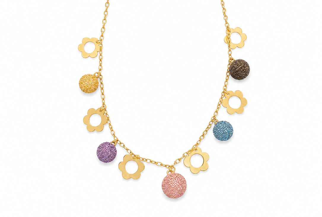 18k Gold Necklace 18 inches 9.87 grams