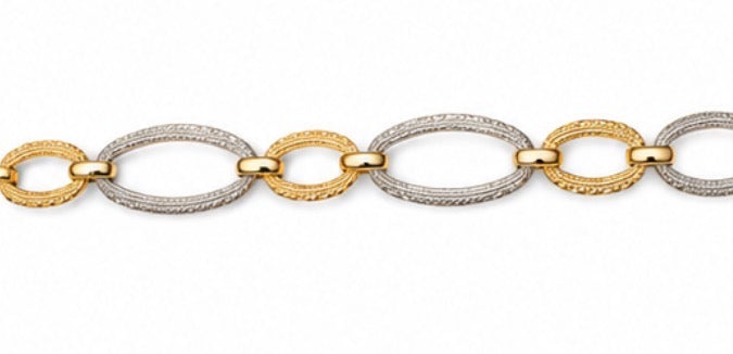 Italian Gold Bracelet 14k 8.69 grams 7.5 inches