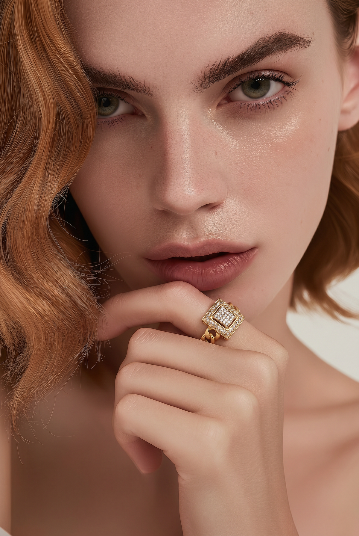 18k Gold Ring 9.86 grams size 8