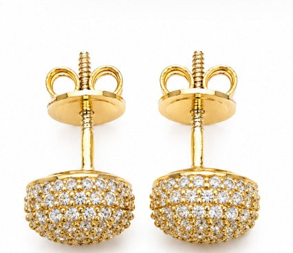 18k Gold Earrings 5.18 grams