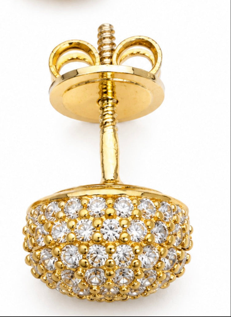 18k Gold Earrings 5.18 grams