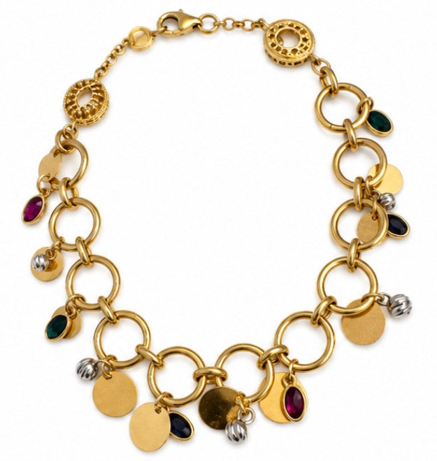 18k Gold Bracelet 10.17 grams 7 inches