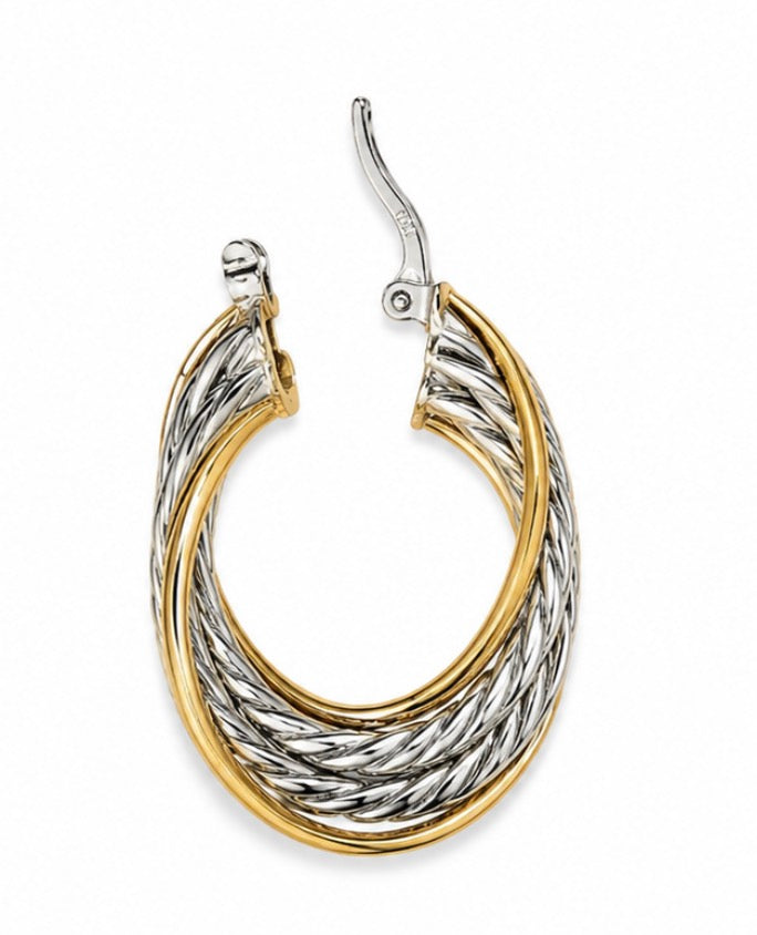 18k Gold Earrings 3.26 grams