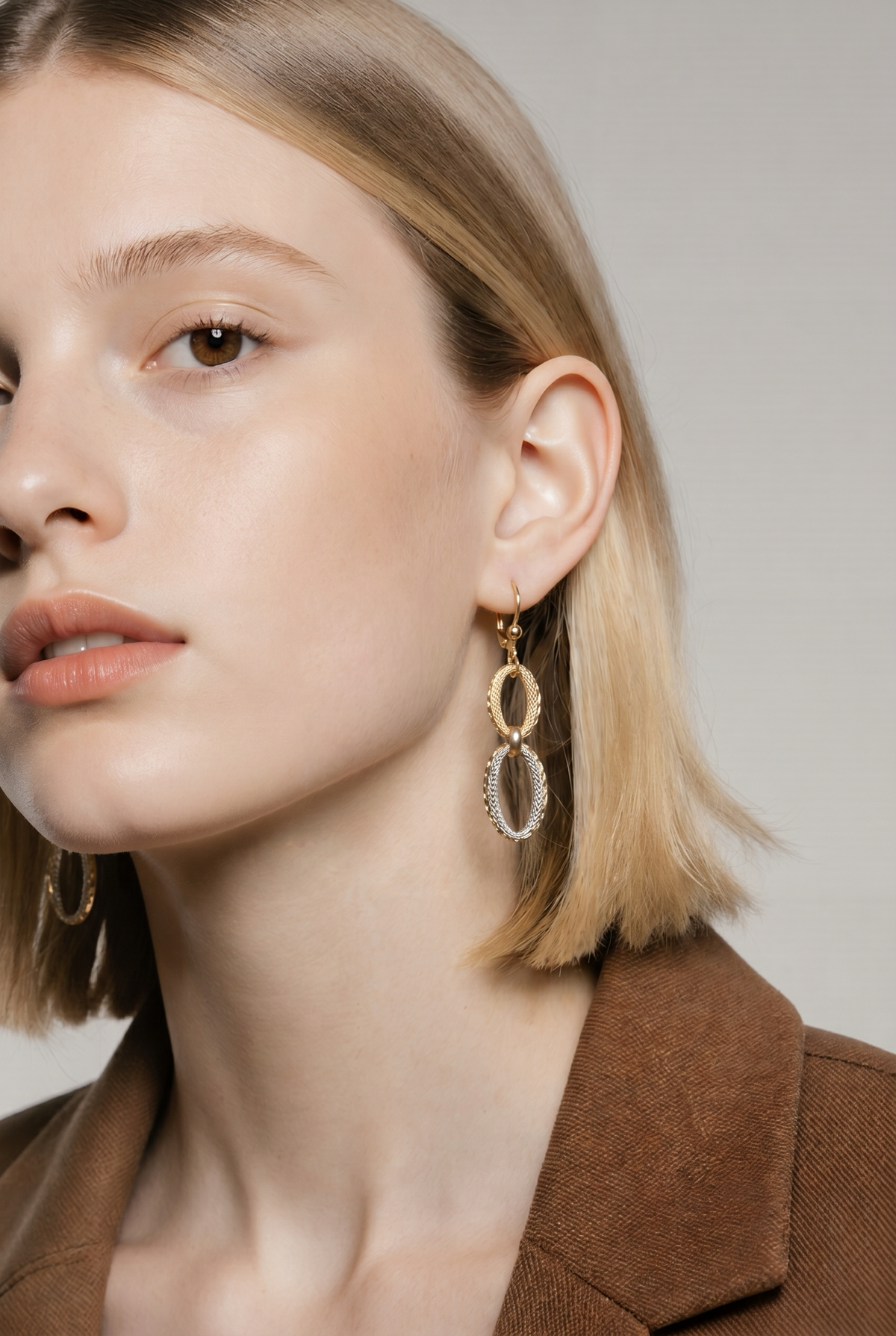14k Earrings 4.18 grams Italian