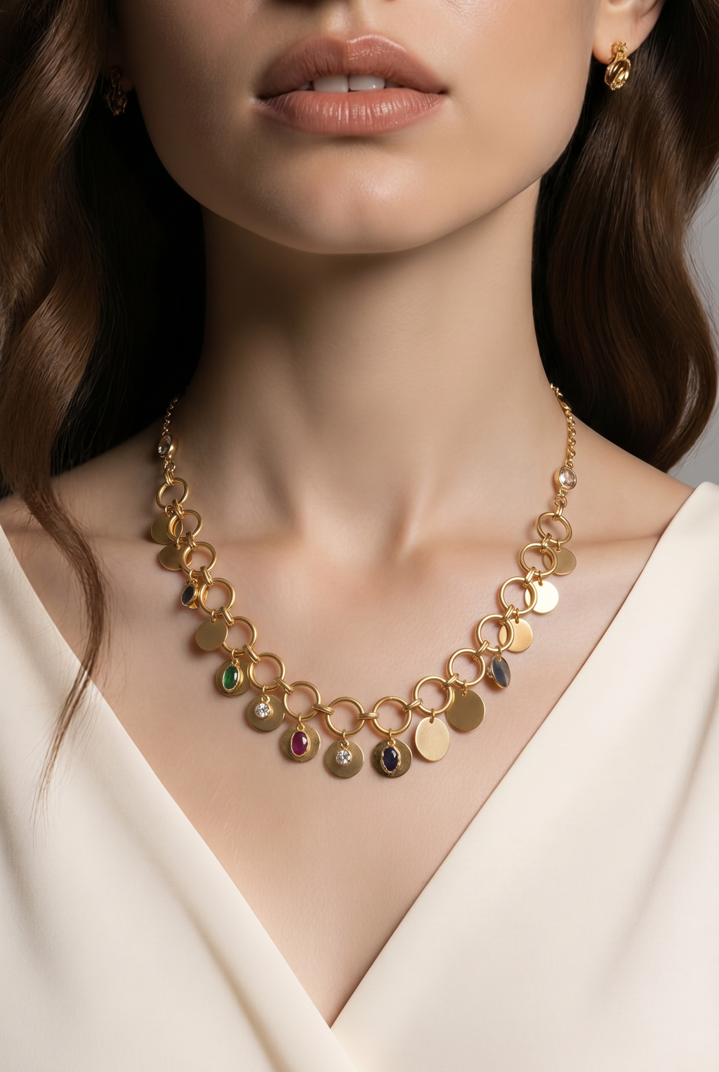 18 inch 18k Gold Jewelry Necklace 17.48 grams