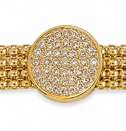 18k Bright Bracelet 16.91 grams 7.5 inches
