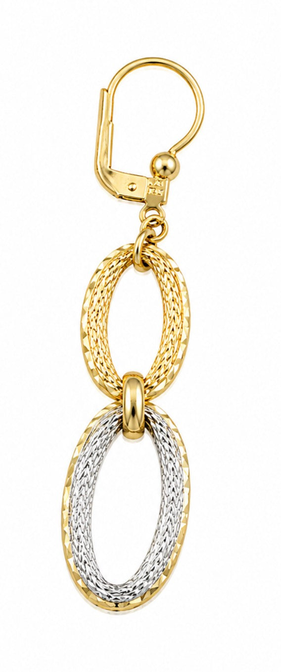 14k Earrings 4.18 grams Italian