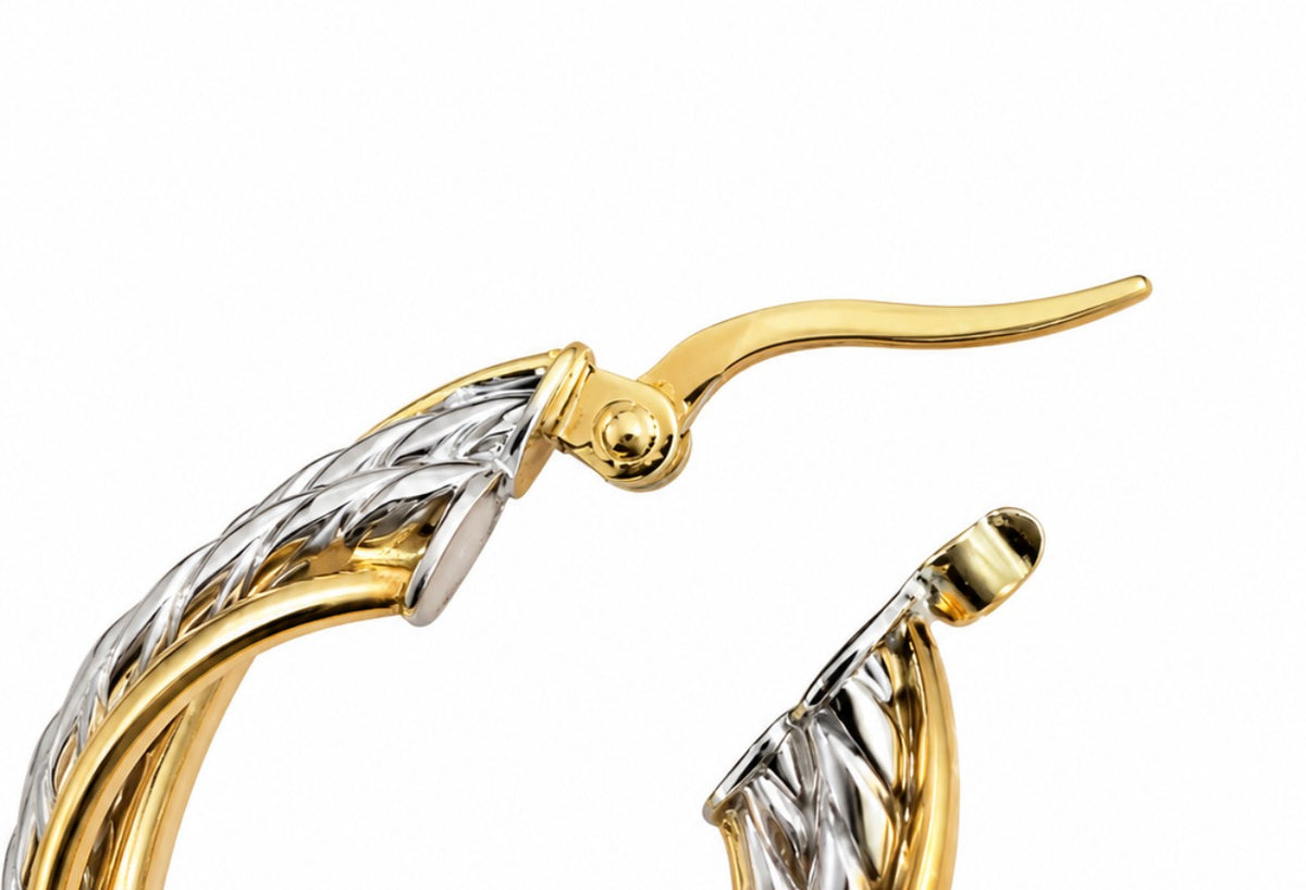 18k Gold Earrings 3.26 grams