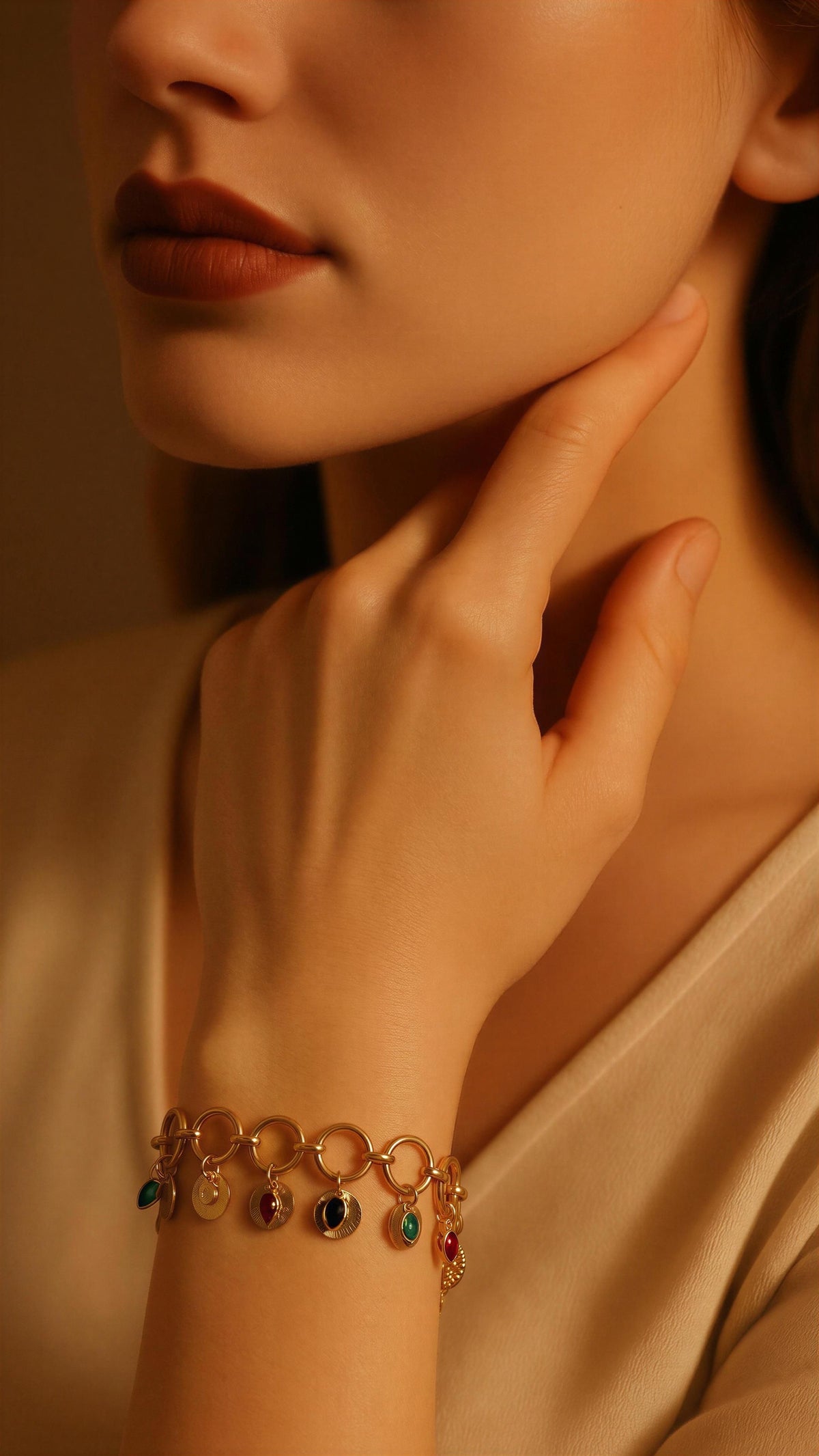 18k Gold Bracelet 10.17 grams 7 inches
